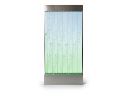 Wandpaneel mit Wasserblasen LED Dekorative Wasserwand Designer Wasser Wand