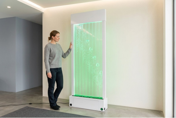 Trennwand Regal Schrank Wasserwand Säule Wände LED 100x200