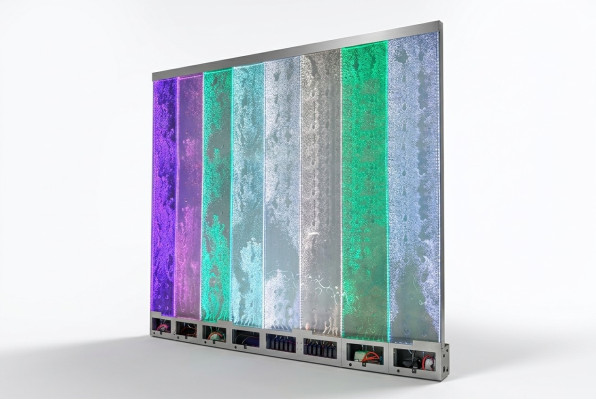 Wandpaneel LED Wasserwand Wasser Wände Modern Wasser Blasen Dekorative Wand