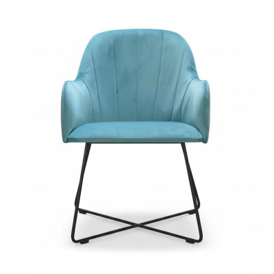 Stuhl  4x Lounge Sessel Polstersessel Wohnzimmer Restaurant Club Gruppe Stuhl