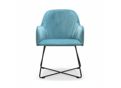 Stuhl  4x Lounge Sessel Polstersessel Wohnzimmer Restaurant Club Gruppe Stuhl