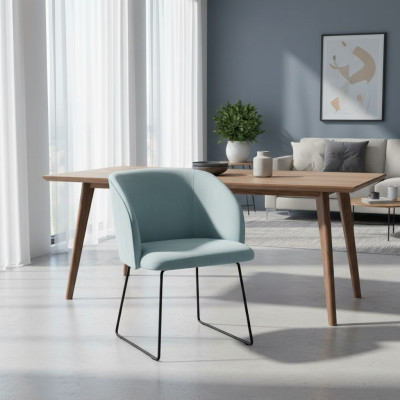 Design Wartezimmer Stuhl Sitz Praxis Ess Zimmer Stühle Textil Stoff Polster