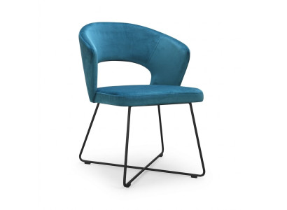 Stuhl 4x Esszimmer Polsterstuhl Fernseh Lounge Club Sitz Textil Sessel Set