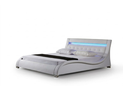 Bett Betten Polster Doppel Ehe Hotel Luxus Leder Deko Moderne Designer