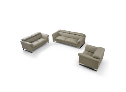 Sofagarnitur Ledersofa Sofa Couchen Sitzer Set Sofa Polster Couch 3tlg Sessel