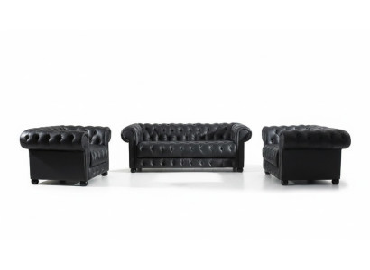 Chesterfield Sofagarnitur 311 Sitzer Design Couch Polster Sofa Garnitur Set