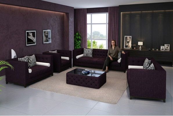Sofagarnitur Ledersofa Sofa Couchen Sitzer Set Sofa Polster Couch 4tlg Sessel