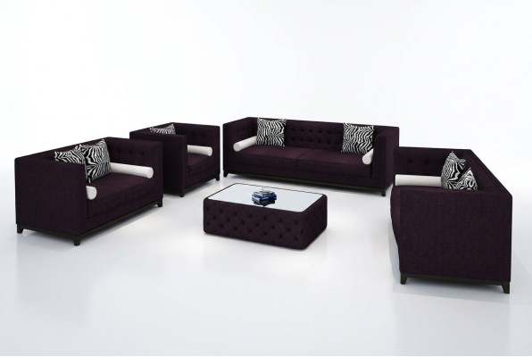 Sofagarnitur Ledersofa Sofa Couchen Sitzer Set Sofa Polster Couch 4tlg Sessel