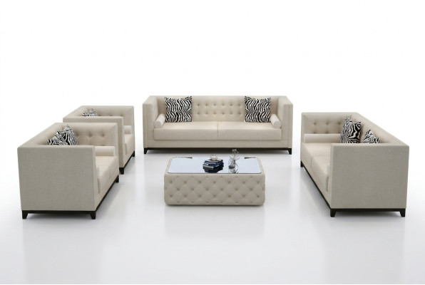 Sofagarnitur Garnituren Set Design Sofas Polster Couchen Leder 3 2 Sitzer