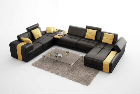 Sofa Eckgarnitur Wohnlandschaft U Form Eckcouch Ecksofa Couch Garnitur