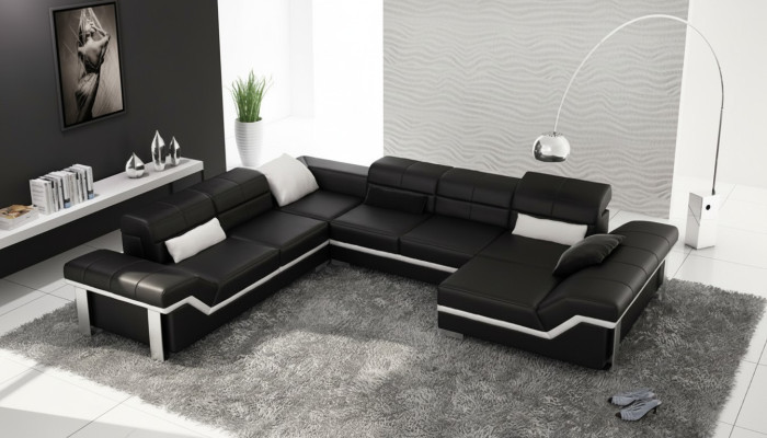 Ecke Couch Designer Sitz Möbel Couchen Moderne Sofa Eckgarnitur U Form Polster