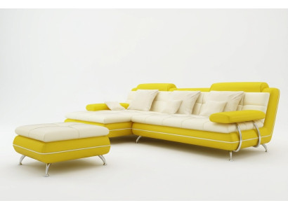 Garnitur L Form Exclusive Wohnzimmer Couch Poster Couchen Sofa
