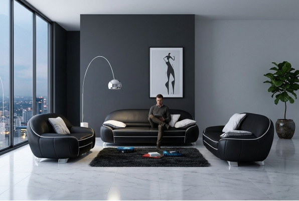 Sofagarnitur 3+2+1 Polster Designer Sofas Garnitur Couch Sofa Garnituren