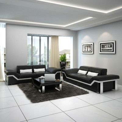 Sofagarnitur 3+3 Sitzer Set Design Sofa Polster Couchen Couch Modern