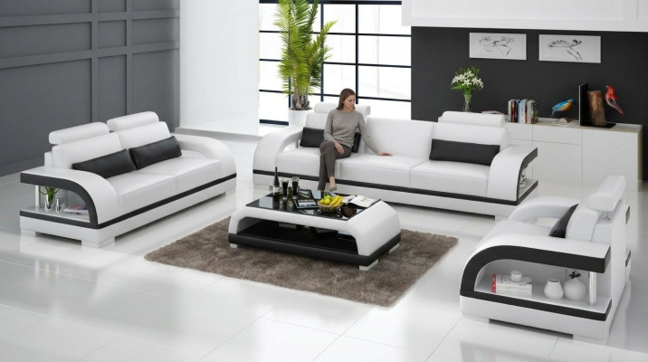 Sofagarnitur 3+2+1 Sitzer Sofa Sitz Couch Polster Moderne Garnitur Couchen