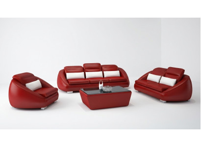 Luxus Sofagarnitur 3+1+1 Sitzer Wohnzimmer Designer Möbel Sofa Couch