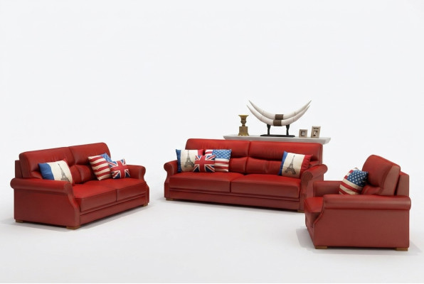 Ledersofa Couch Wohnlandschaft 3+2 Sitzer Garnitur Modern Sofa Garnituren