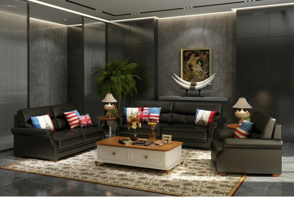 Sofagarnitur 3+1+1 Polster Designer Sofas Garnitur Couch Sofa Garnituren