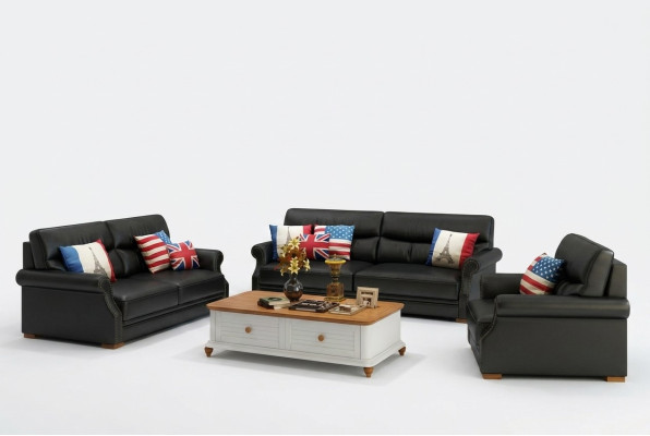 Sofagarnitur 3+1+1 Polster Designer Sofas Garnitur Couch Sofa Garnituren
