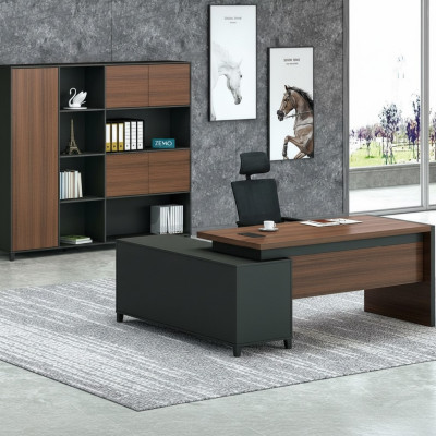 Eckschreibtisch Büro Chef Zimmer Möbel Design Schreibtische Praxis