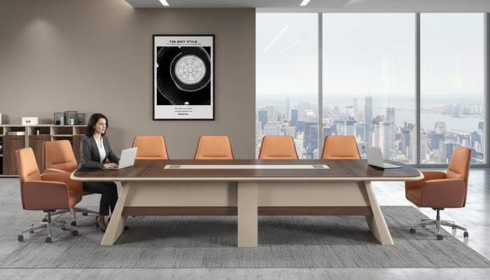Konferenztische Einrichtung Büro Büromöbel Tische Besprechungs Tisch 360cm neu