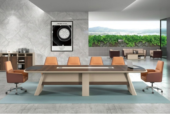 Konferenztische Einrichtung Büro Büromöbel Tische Besprechungs Tisch 360cm neu