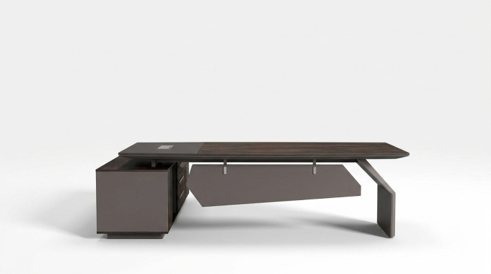 Chef Schreibtisch 260 x 220 cm Einrichtung Tisch Kanzlei Praxis Tische