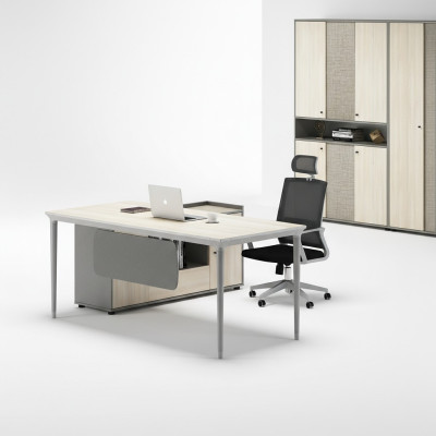 Schreibtisch  Aktenschrank Büro Einrichtung Möbel Schreibtische Tische 2tlg.Set