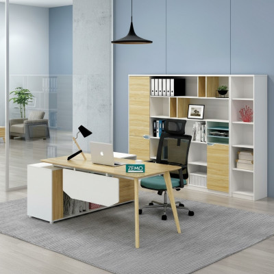 Eckschreibtisch Arbeit Schreib Büro Tisch Klasse Designer Möbel Tische 2tlg. neu