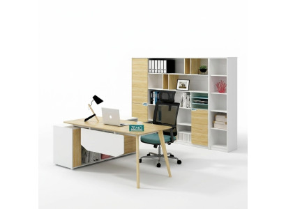 Eckschreibtisch Arbeit Schreib Büro Tisch Klasse Designer Möbel Tische 2tlg. neu