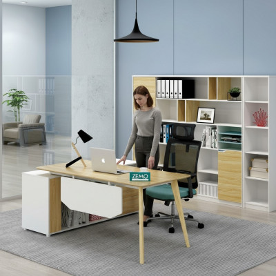 Home Office Schreibtisch Eckschreibtisch Computertisch Bürotisch neu Firma