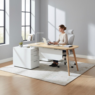 Schreibtisch Eckschreibtisch Computertisch Bürotisch Home Office neu Firma