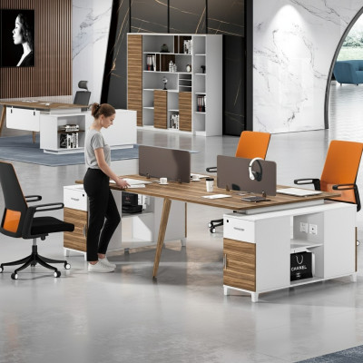 Büro Tisch Möbel Einrichtung Ausstattung Callcenter 4 Arbeitsplätze