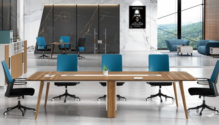 Konferenztisch Modern Büro Tische Besprechungstisch Meeting 320cm