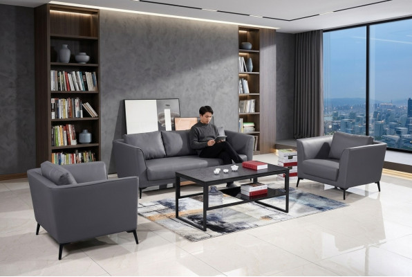 Ledersofa Sofagarnitur 3+1+1 Sitzer Set Garnitur Polstersofa Couch Designersofa