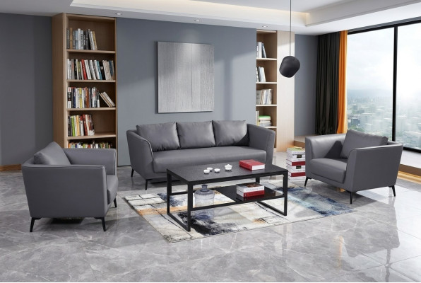Ledersofa Sofagarnitur 3+1+1 Sitzer Set Garnitur Polstersofa Couch Designersofa