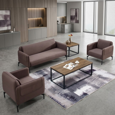 Design Polster Sitz Couch Garnitur Sofa Sofas Couchen Textil Stoff Büromöbel Neu