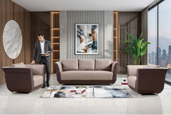 Sofa Couch Polster Sitz Design Garnitur Couchen Sofas Stoff Couchen Büro