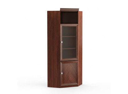 Eckschrank Schrank Holzschrank Bücherschrank Schrankkommode Büro Kleiderschrank