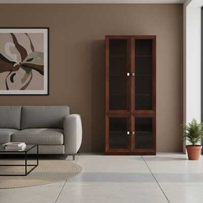 Schrank Holzschrank Bücherschrank Kommode Büro Wand System Regal Möbel Schränke