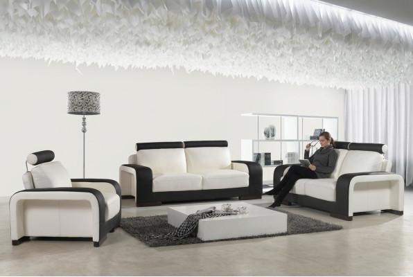 Design Couchen Sofas Polster 32 Sitzer Sofagarnitur Garnituren Set Leder
