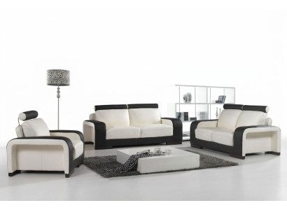 Design Couchen Sofas Polster 32 Sitzer Sofagarnitur Garnituren Set Leder
