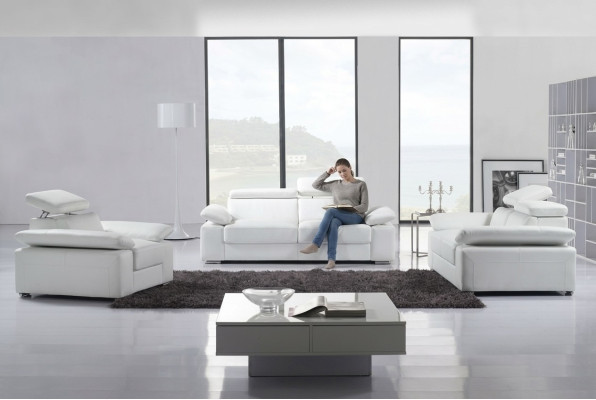 Design Couchen Sofas Polster Leder 311 Sitzer Sofagarnitur Garnituren Set