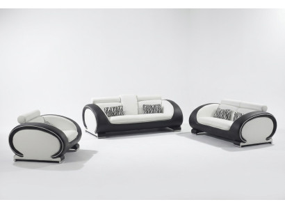 Sofagarnitur Design Couchen 321 Sitzer Set Leder Sofa Garnituren Polster