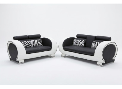 Design Couchen Sofas Polster 32 Sitzer Set Sofagarnitur Sofa Leder Garnituren