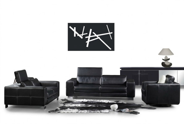 Sofagarnitur Ledersofa Sofa Sitzer Set Sofa Polster Couch 3tlg Sessel Couchen