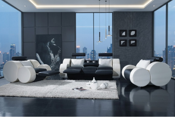 Sofagarnitur Garnituren Set Design Sofas Polster Leder 311 Sitzer Couchen