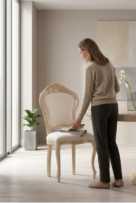 Luxus 1x Stuhl Esszimmerstuhl Küchenstühle Wohnzimmerstuhl Polsterstuhl Stühle