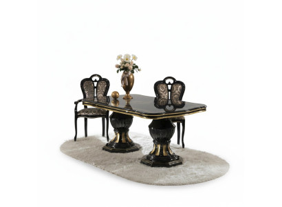 Italienische Designer Möbel Tisch Sessel Ess Zimmer Klassische Möbel Tische neu