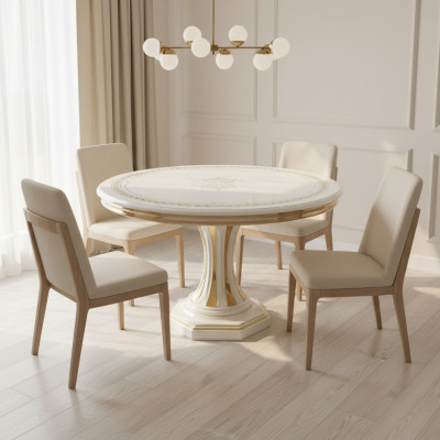 Design Esstisch Esszimmer Wohnzimmer Holz Hochglanz Tische Italienische Möbel